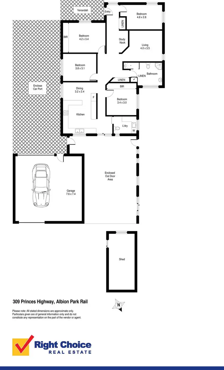 Floorplan of Homely house listing, 309 Princes Highway, Albion Park Rail NSW 2527