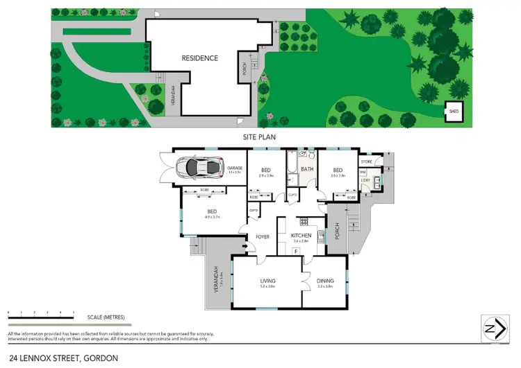 Floorplan of Homely house listing, 24 Lennox Street, Gordon NSW 2072