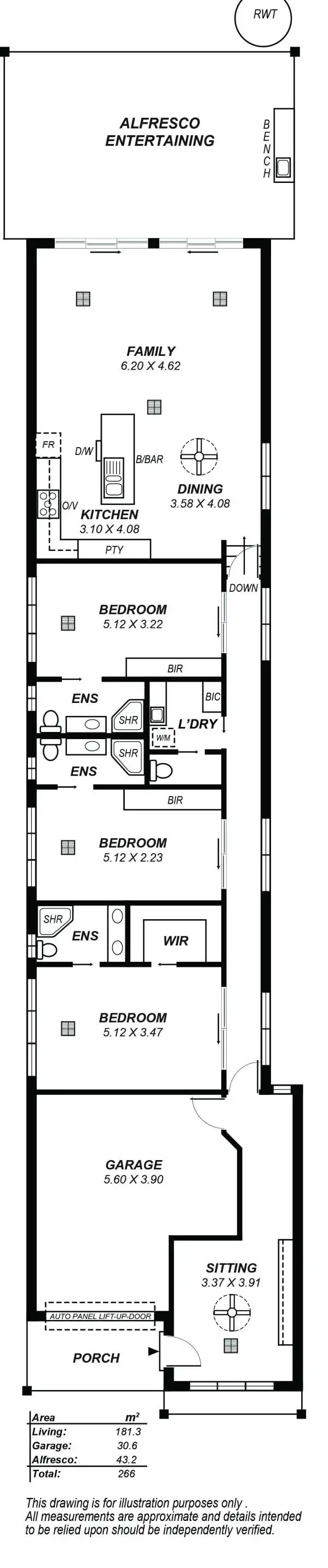 Floorplan of Homely house listing, 7A Albion Street, Windsor Gardens SA 5087