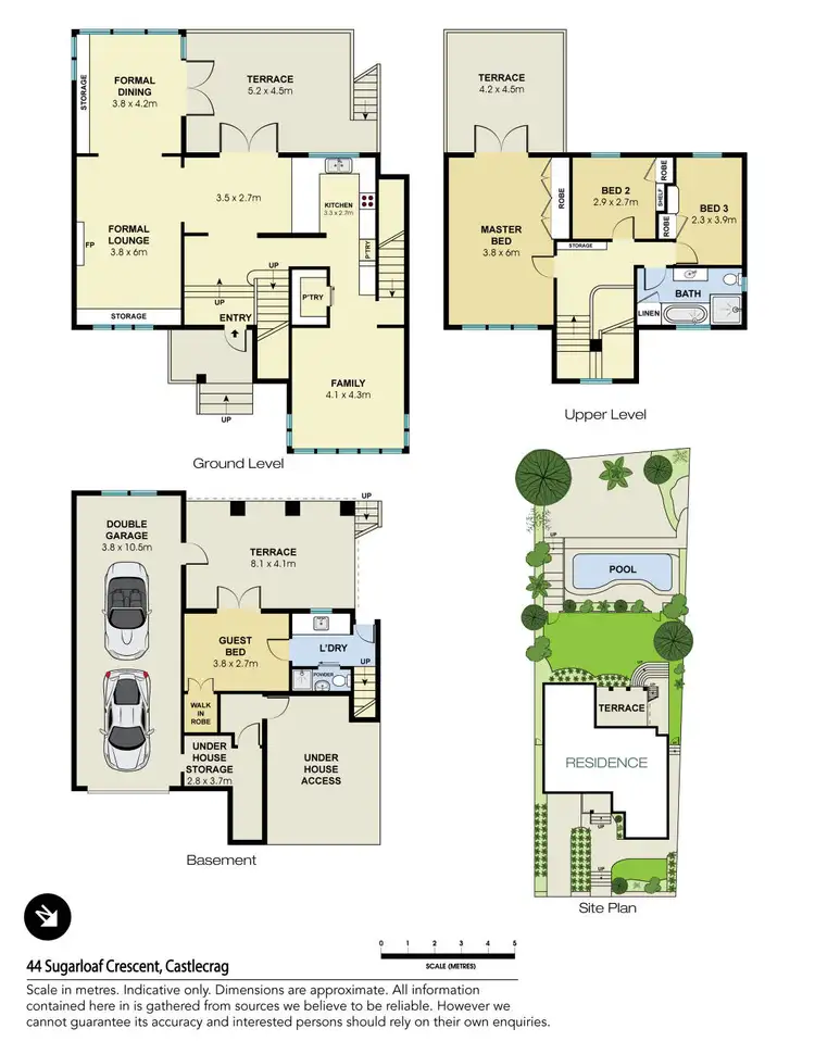 Floorplan of Homely house listing, 44 Sugarloaf Crescent, Castlecrag NSW 2068