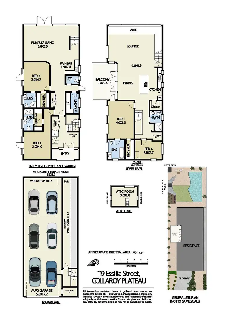 Floorplan of Homely house listing, 119 Essilia Street, Collaroy Plateau NSW 2097