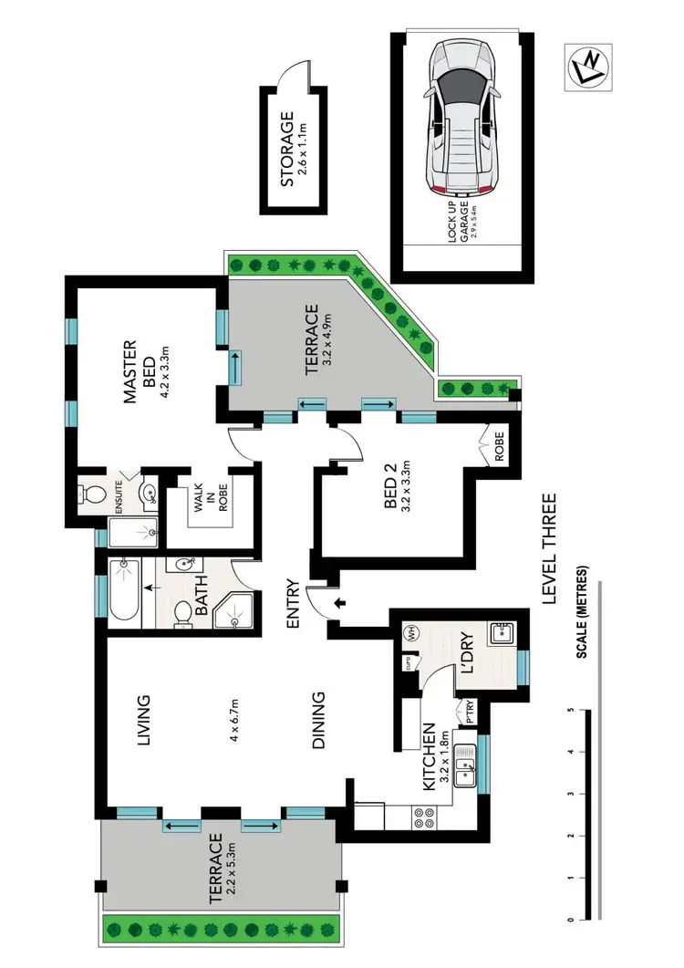 Floorplan of Homely apartment listing, 3/71 Burns Bay Road, Lane Cove NSW 2066