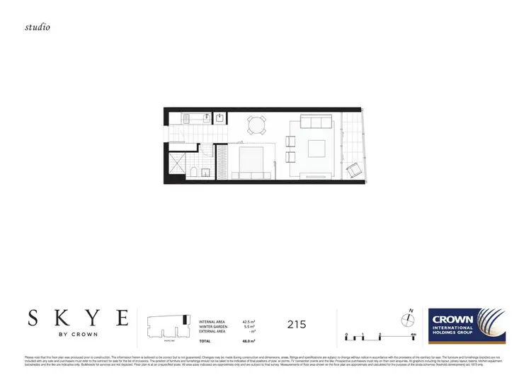 Floorplan of Homely apartment listing, 215/211-223 Pacific Highway, North Sydney NSW 2060