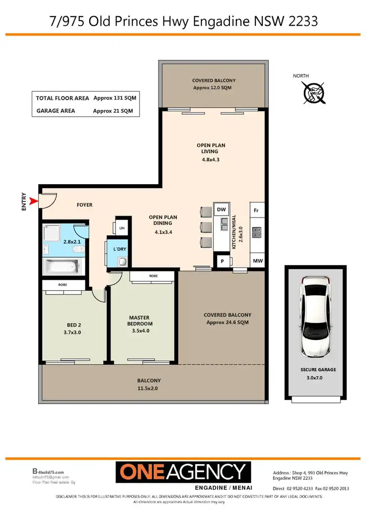 Floorplan of Homely apartment listing, 7/975 Old Princes Highway, Engadine NSW 2233
