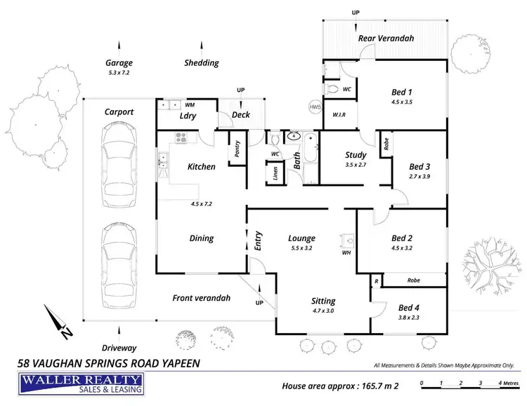 Floorplan of Homely house listing, 159 Vaughan Springs Road, Yapeen VIC 3451