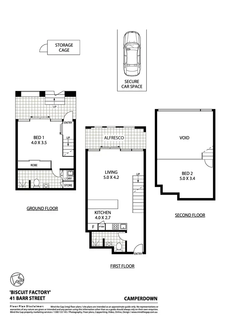Floorplan of Homely apartment listing, 41 Barr Street, Camperdown NSW 2050
