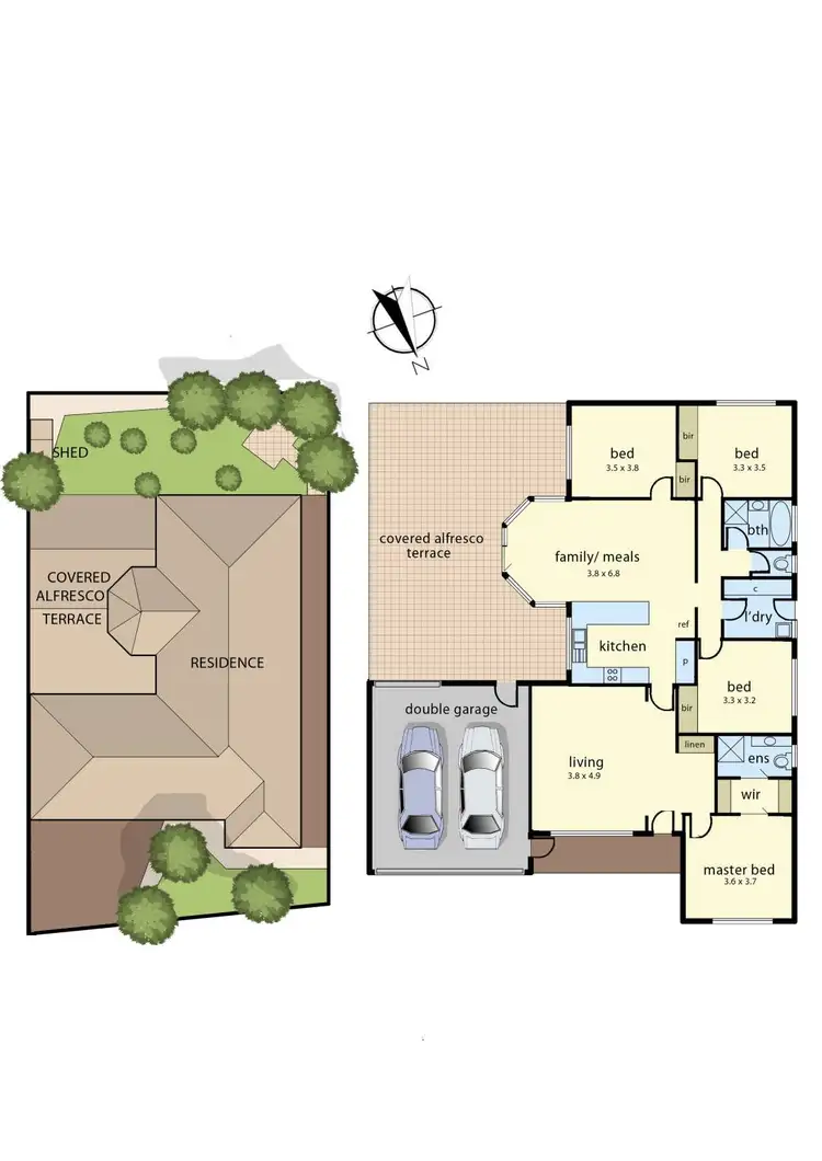 Floorplan of Homely house listing, 20 Amberley Drive, Pakenham VIC 3810