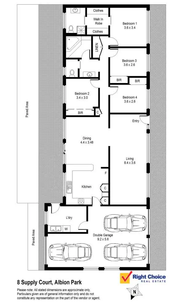 Floorplan of Homely house listing, 8 Supply Court, Albion Park NSW 2527