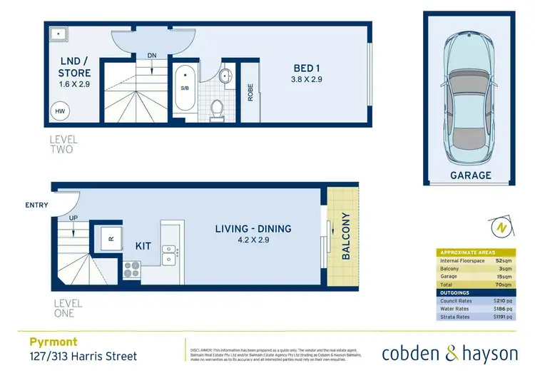 Floorplan of Homely apartment listing, 127/313 Harris Street, Pyrmont NSW 2009