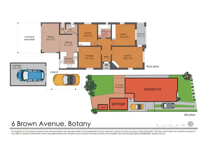 Floorplan of Homely house listing, 6 Brown Avenue, Botany NSW 2019