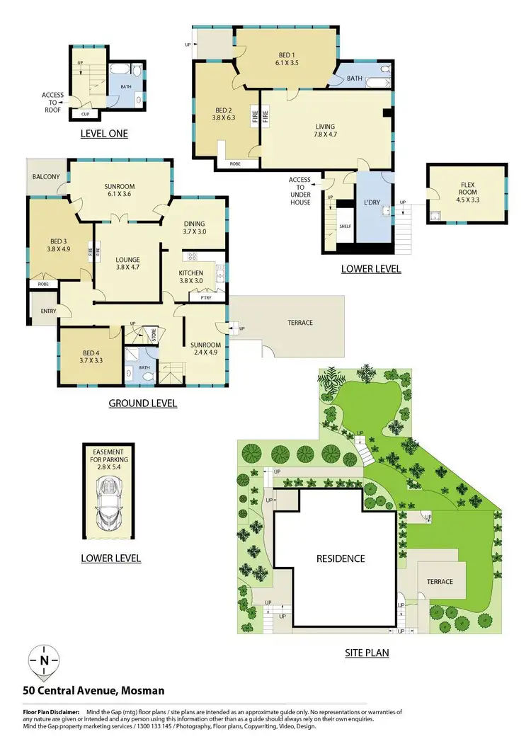 Floorplan of Homely house listing, 50 Central Avenue, Mosman NSW 2088