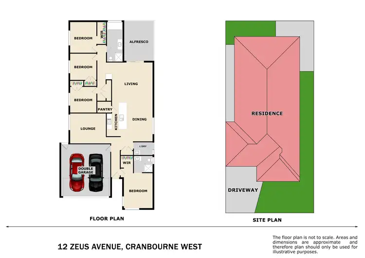 Floorplan of Homely house listing, 12 Zeus Avenue, Cranbourne West VIC 3977