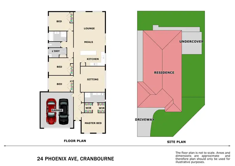 Floorplan of Homely house listing, 24 Phoenix Avenue, Cranbourne North VIC 3977