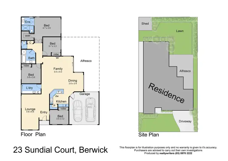 Floorplan of Homely house listing, 23 Sundial Court, Berwick VIC 3806