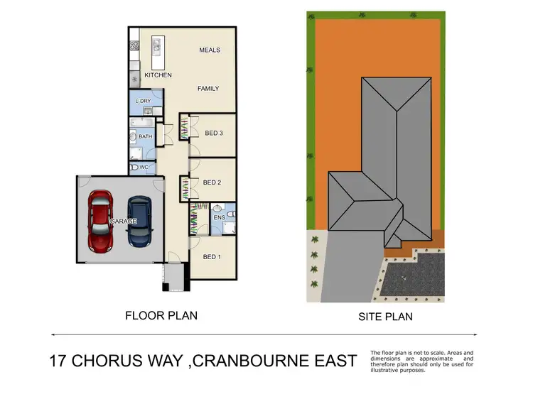 Floorplan of Homely house listing, 17 Chorus Way, Cranbourne East VIC 3977
