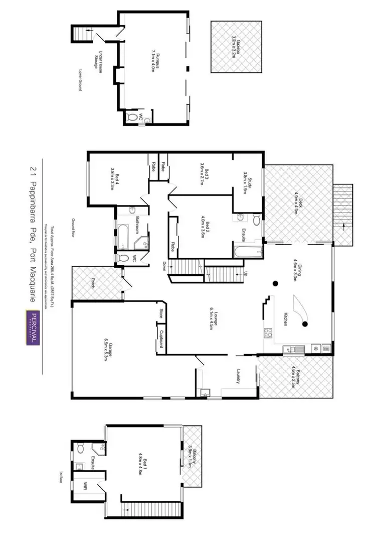 Floorplan of Homely house listing, 21 Pappinbarra Parade, Port Macquarie NSW 2444