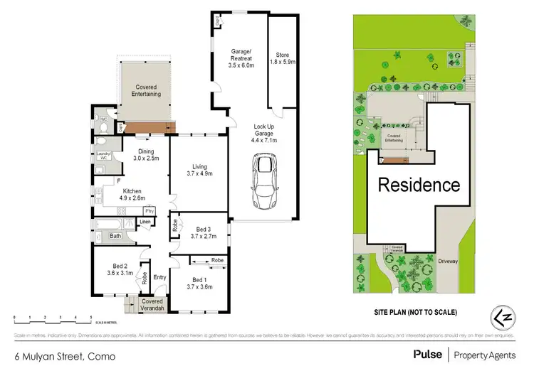 Floorplan of Homely house listing, 6 Mulyan Street, Como NSW 2226