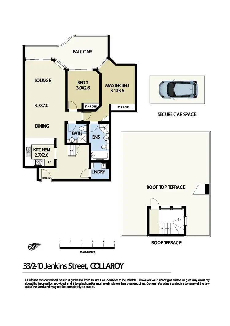 Floorplan of Homely apartment listing, 33/2-10 Jenkins Street, Collaroy NSW 2097