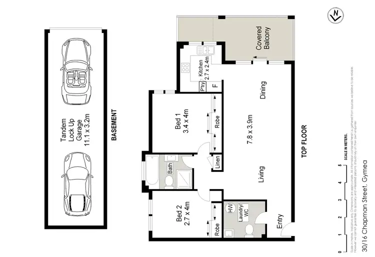 Floorplan of Homely unit listing, 30/16 Chapman Street, Gymea NSW 2227