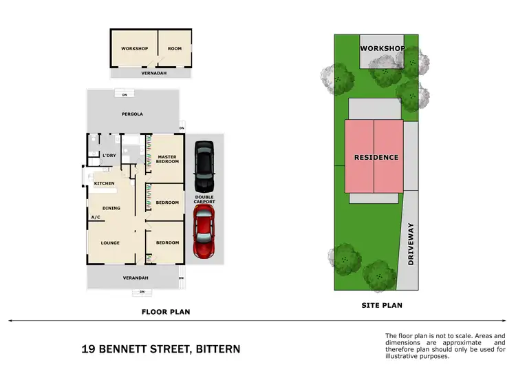 Floorplan of Homely house listing, 19 Bennett Street, Bittern VIC 3918