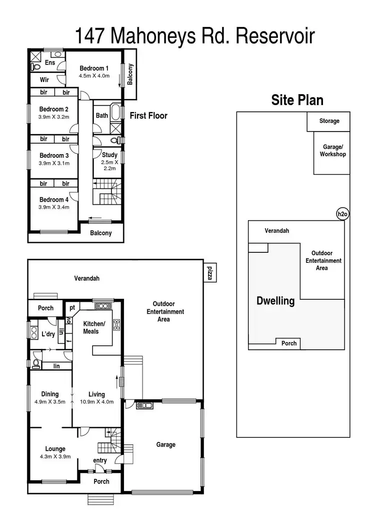 Floorplan of Homely house listing, 147 Mahoney's Road, Reservoir VIC 3073
