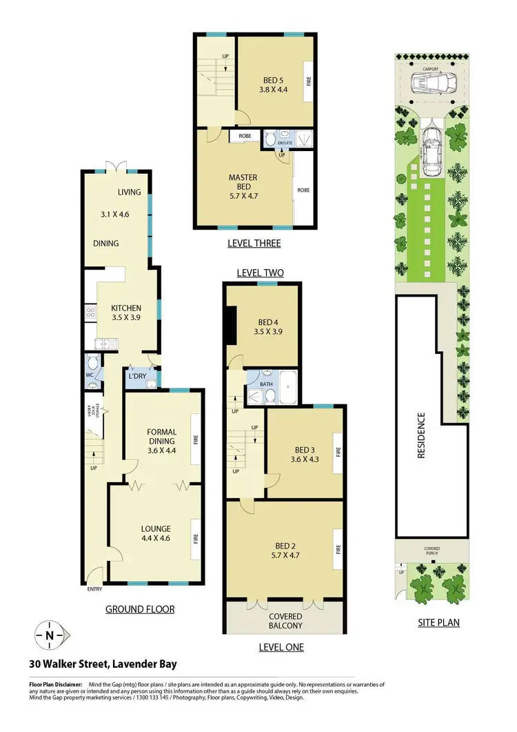 Floorplan of Homely house listing, 30 Walker Street, Lavender Bay NSW 2060