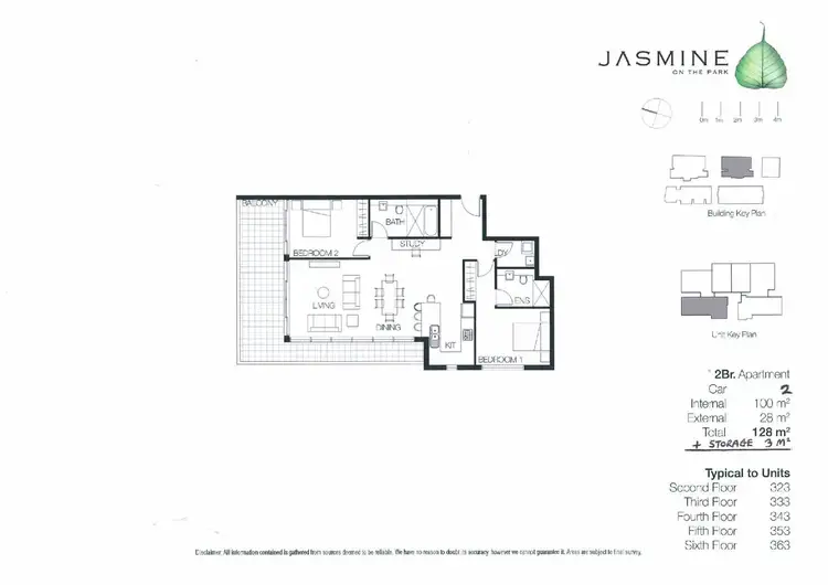Floorplan of Homely unit listing, 343/26 Jasmine Street, Botany NSW 2019