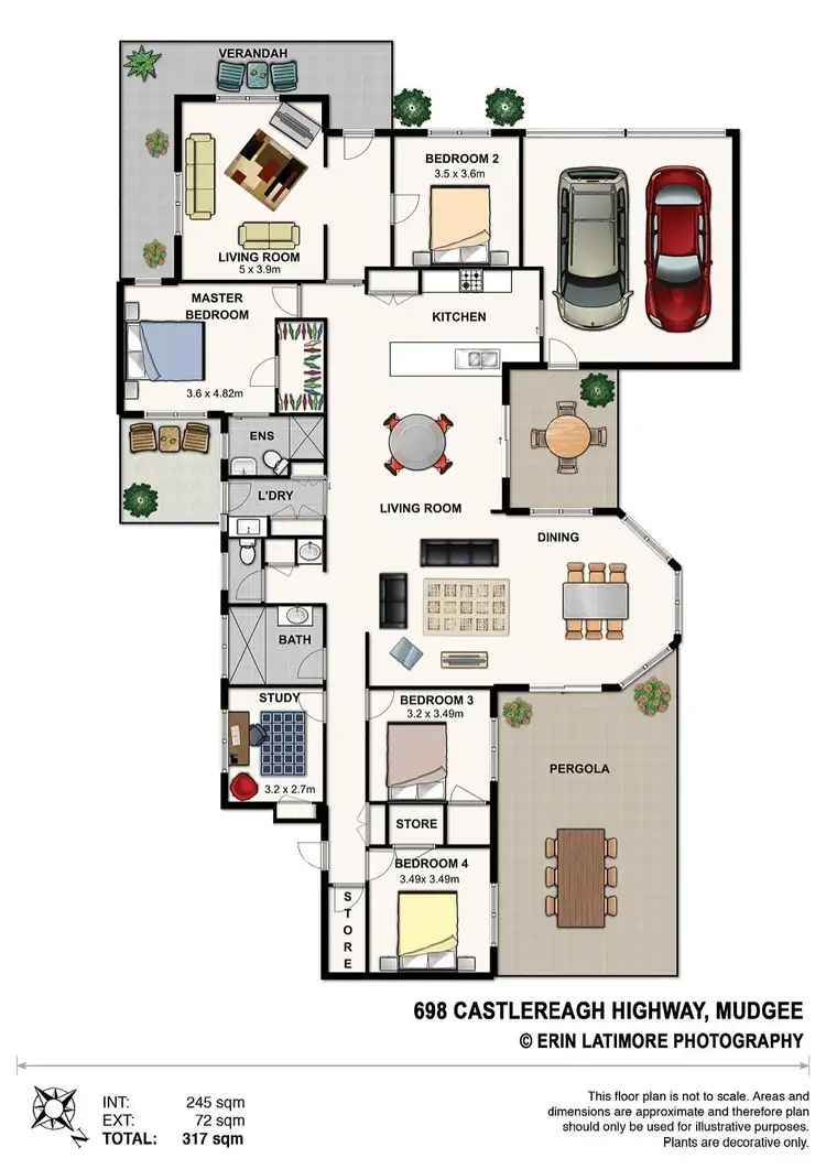 Floorplan of Homely rural property listing, 698 Castlereagh Highway, Mudgee NSW 2850
