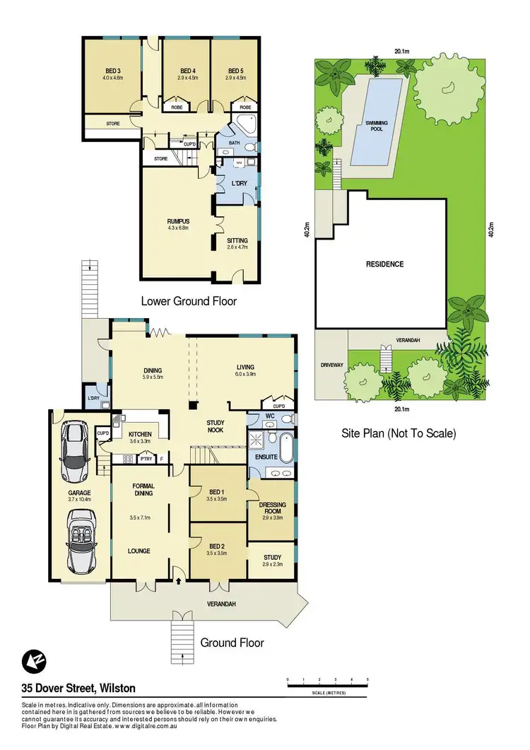 Floorplan of Homely house listing, 35 Dover Street, Wilston QLD 4051