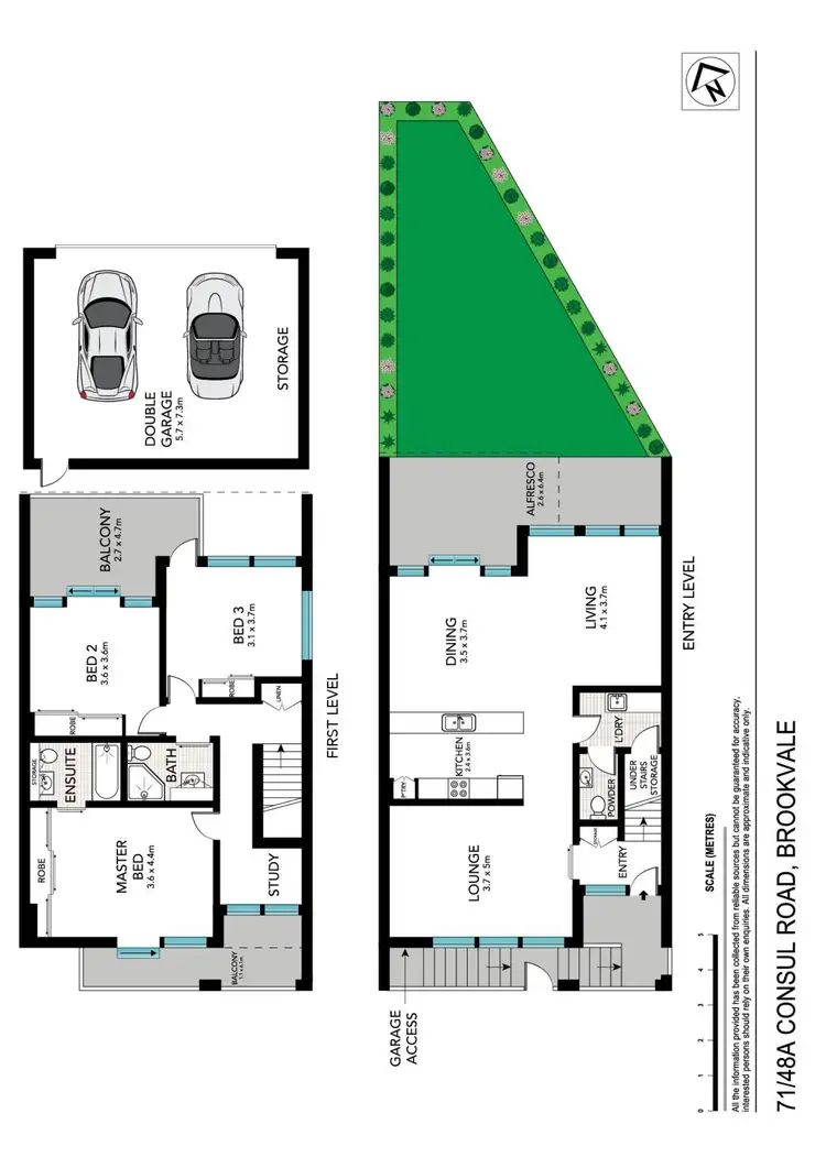 Floorplan of Homely townhouse listing, 71/48A Consul Road, Brookvale NSW 2100