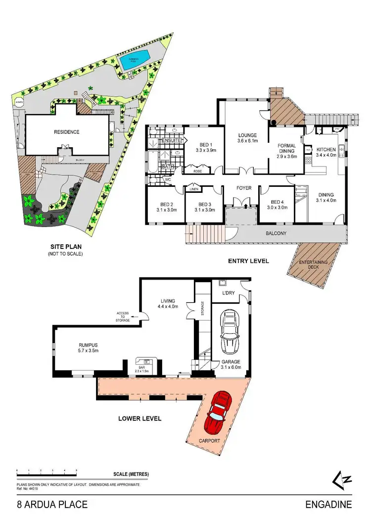Floorplan of Homely house listing, 8 Ardua Place, Engadine NSW 2233