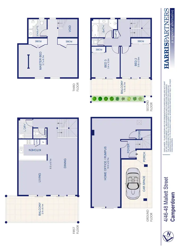 Floorplan of Homely apartment listing, 4/46-48 Mallett Street, Camperdown NSW 2050