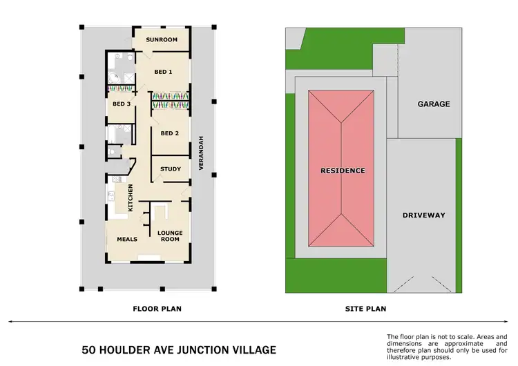 Floorplan of Homely house listing, 50 Houlder Avenue, Junction Village VIC 3977