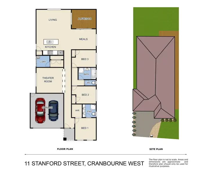 Floorplan of Homely house listing, 11 Stanford Street, Cranbourne West VIC 3977