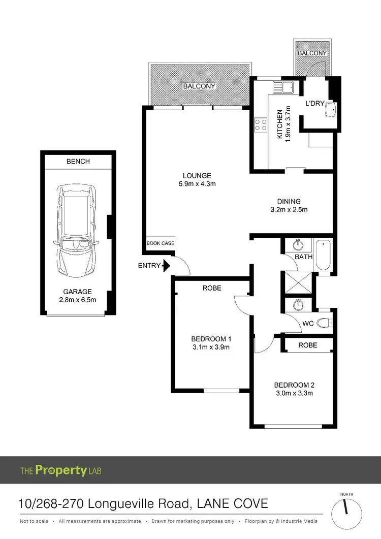 Floorplan of Homely apartment listing, 10/268-270 Longueville Road, Lane Cove NSW 2066