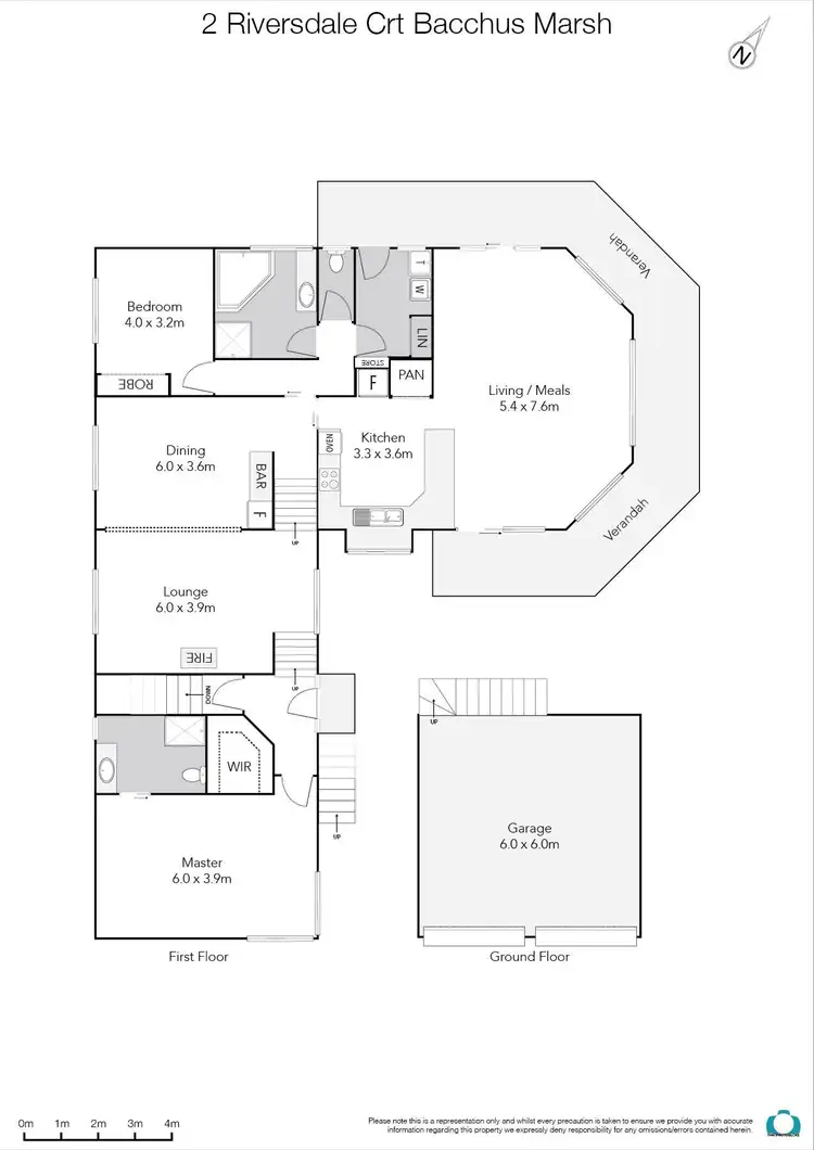 Floorplan of Homely house listing, 2 Riversdale Crescent, Bacchus Marsh VIC 3340