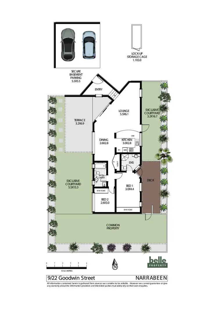 Floorplan of Homely apartment listing, 9/22 Goodwin Street, Narrabeen NSW 2101