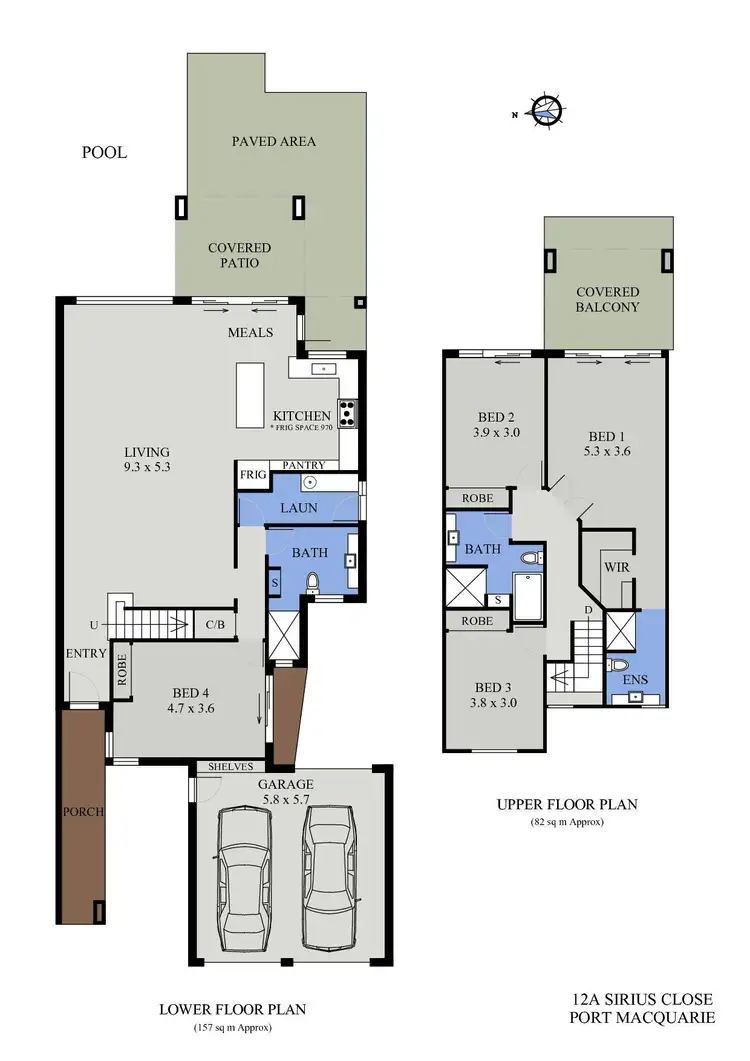 Floorplan of Homely house listing, 12a Sirius Close, Port Macquarie NSW 2444