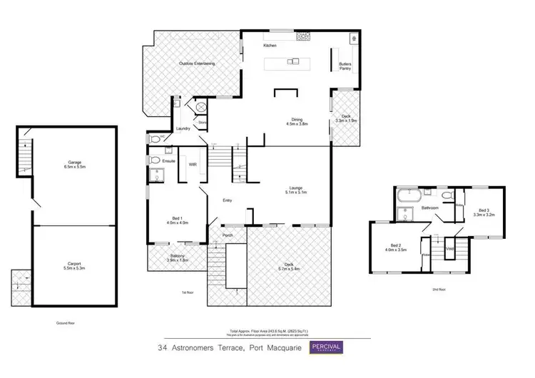 Floorplan of Homely house listing, 34 Astronomers Terrace, Port Macquarie NSW 2444