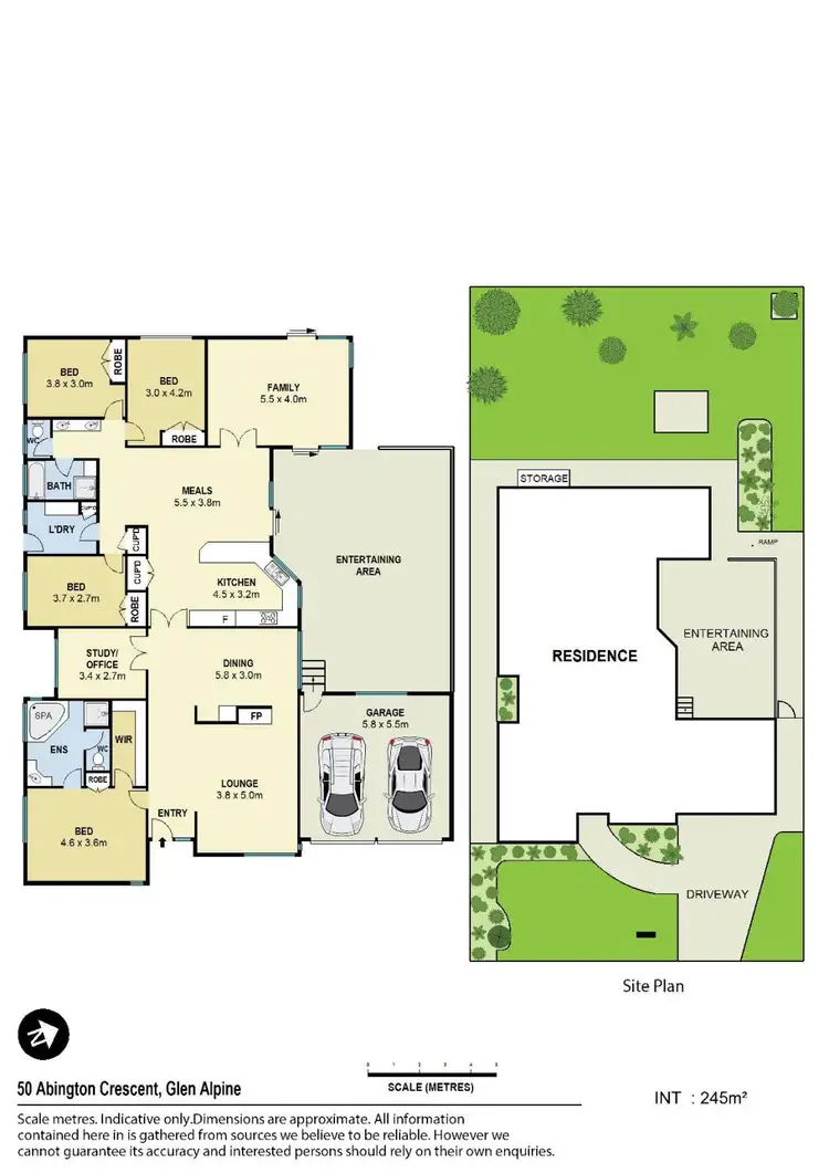 Floorplan of Homely house listing, 50 Abington Crescent, Glen Alpine NSW 2560