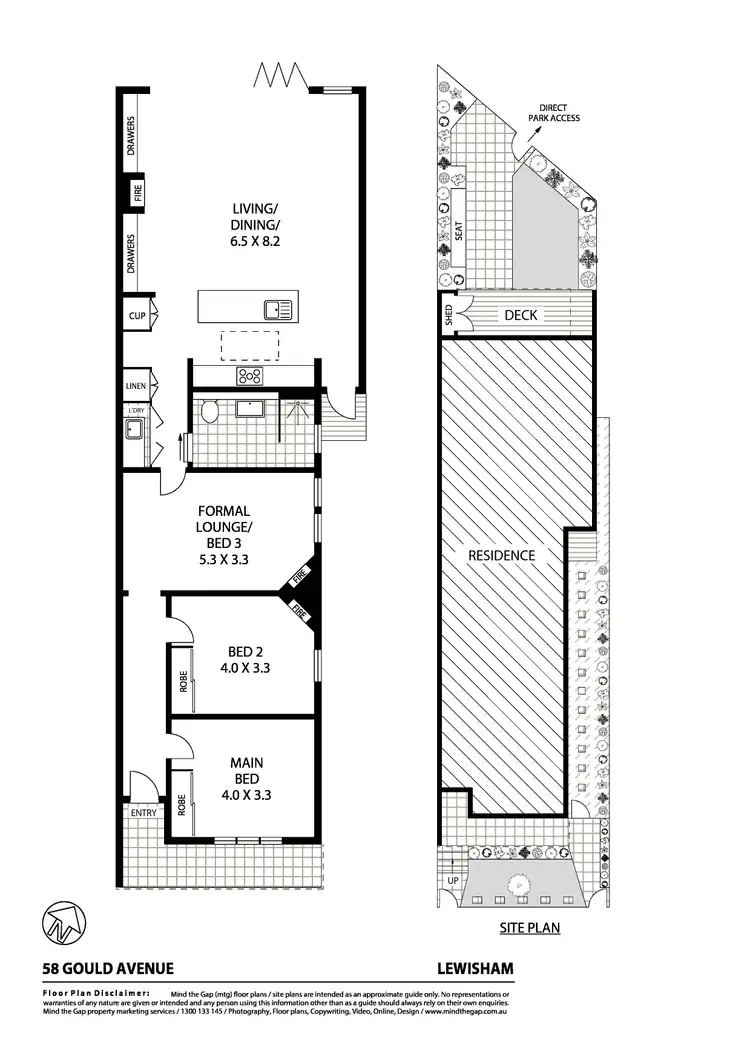 Floorplan of Homely house listing, 58 Gould Avenue, Lewisham NSW 2049