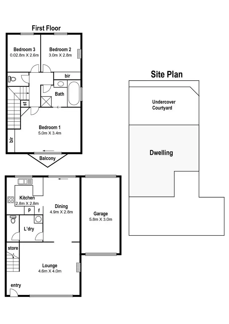 Floorplan of Homely house listing, 5/9 Ostia Court, Thomastown VIC 3074