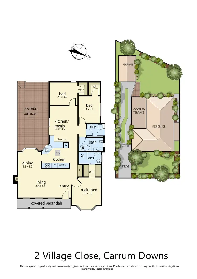 Floorplan of Homely house listing, 2 Village Close, Carrum Downs VIC 3201
