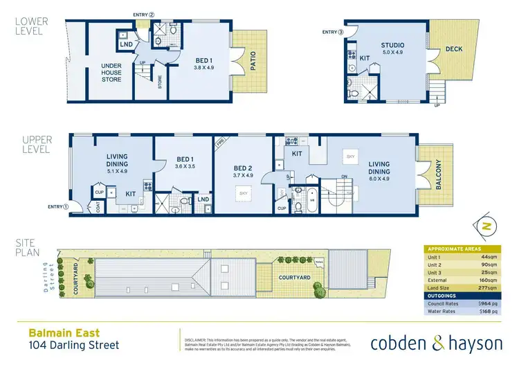 Floorplan of Homely house listing, 104 Darling Street, Balmain East NSW 2041