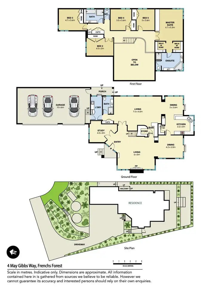 Floorplan of Homely house listing, 4 May Gibbs Way, Frenchs Forest NSW 2086