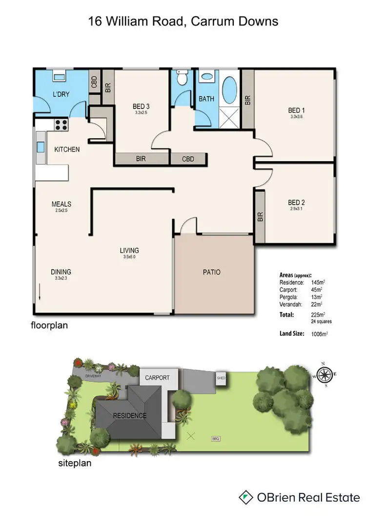 Floorplan of Homely house listing, 16 William Road, Carrum Downs VIC 3201