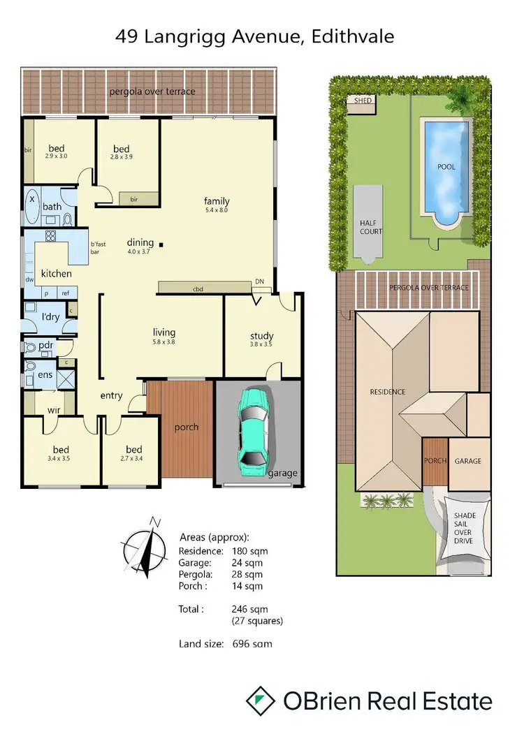 Floorplan of Homely house listing, 49 Langrigg Avenue, Edithvale VIC 3196