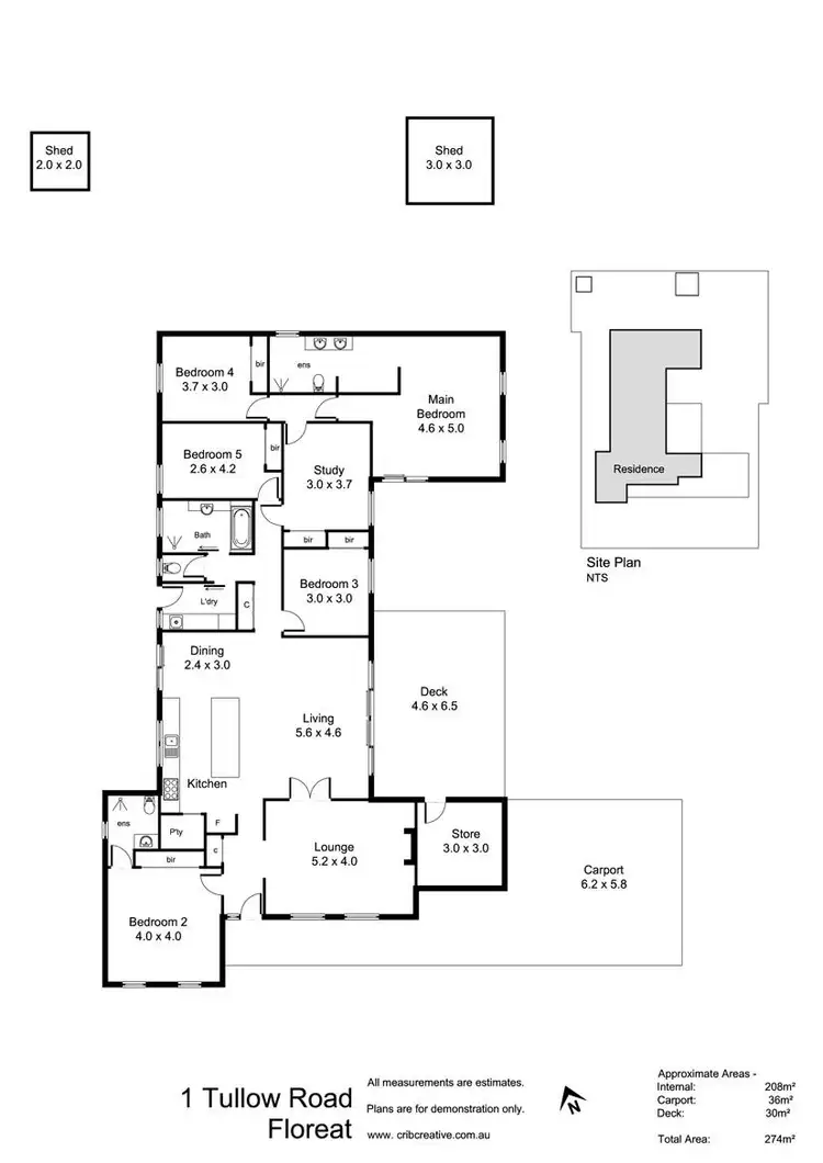 Floorplan of Homely house listing, 1 Tullow Road, Floreat WA 6014
