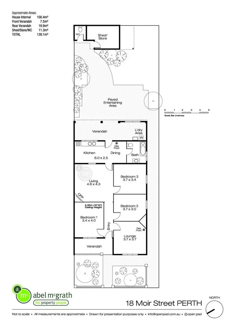 Floorplan of Homely house listing, 18 Moir Street, Perth WA 6000