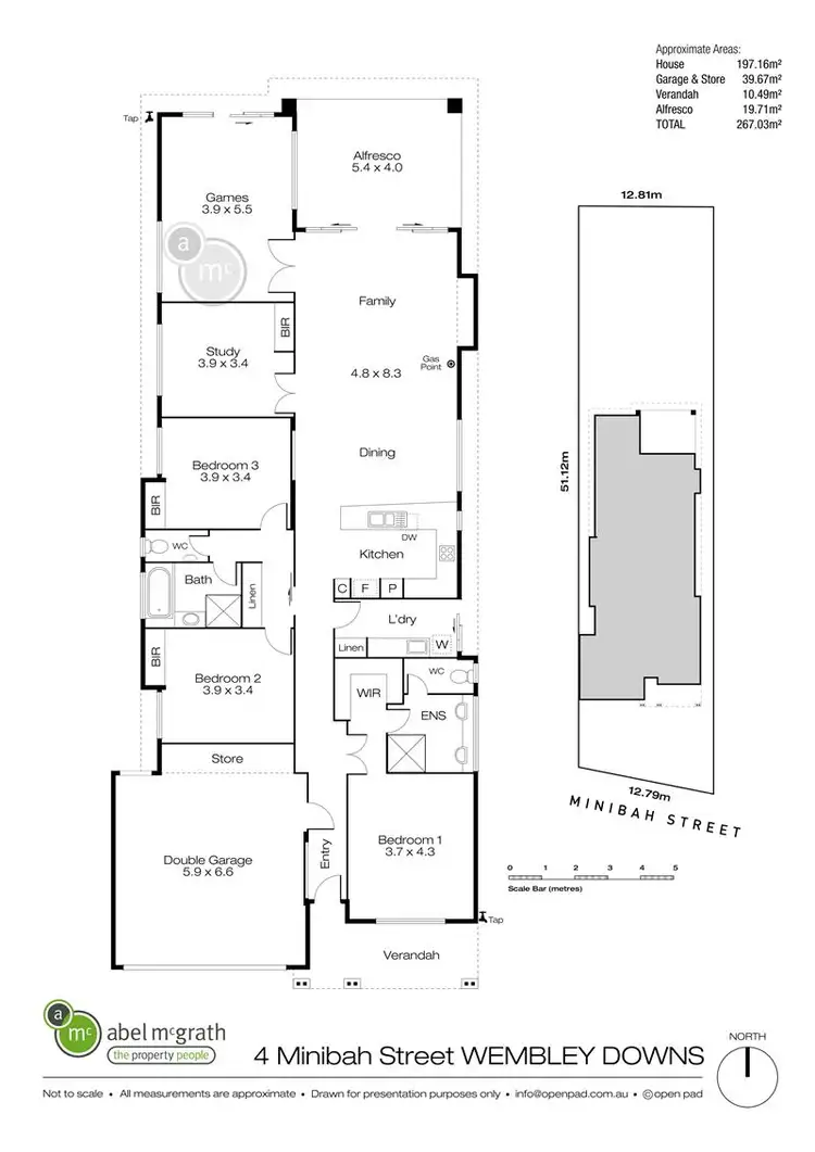 Floorplan of Homely house listing, 4 Minibah Street, Wembley Downs WA 6019